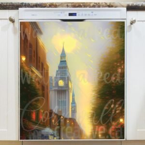 The Big Ben in London Magnetic Dishwasher Door Cover