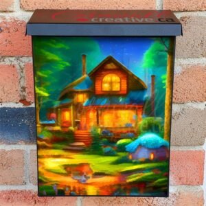 Morning at the Cottage Colonial Mailbox Cover
