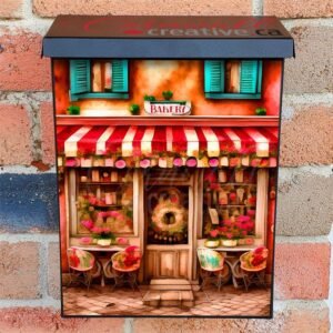 Cozy Italian Bakery Colonial Mailbox Cover