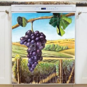 Vineyard in the Summer Magnetic Dishwasher Door Cover