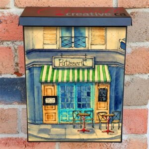 Cute Small French Bakery Colonial Mailbox Cover