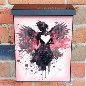 Pretty Valentine's Day Fairy #4 Colonial Mailbox Cover