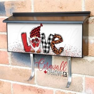 Love Valentine's Gnome #2 Wall-mounted Townhouse Mailbox Cover