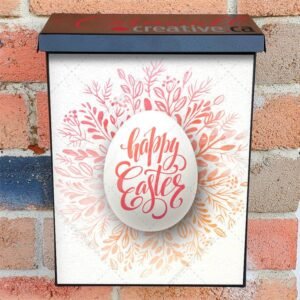 Beautiful Easter Egg Colonial Mailbox Cover