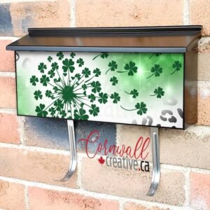 St. Patrick Day Shamrock Dandelion Wall-mounted Townhouse Mailbox Cover