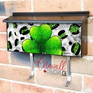 St. Patrick Day Shamrock Design Wall-mounted Townhouse Mailbox Cover