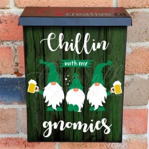 St. Patrick Day Gnomes with Beer Colonial Mailbox Cover