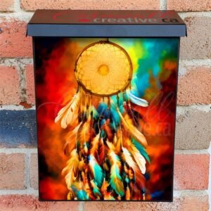 Colorful Dreamcatcher #1 Colonial Mailbox Cover