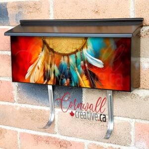 Colorful Dreamcatcher #1 Wall-mounted Townhouse Mailbox Cover