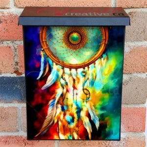 Colorful Dreamcatcher #2 Colonial Mailbox Cover