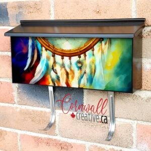 Colorful Dreamcatcher #2 Wall-mounted Townhouse Mailbox Cover