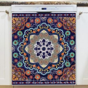 Beautiful Bohemian Mandala #1 Magnetic Dishwasher Door Cover