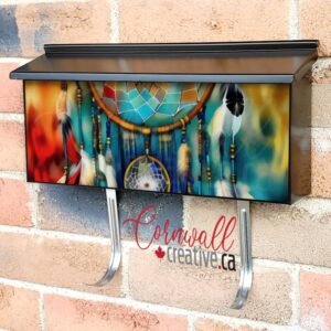Colorful Dreamcatcher #3 Wall-mounted Townhouse Mailbox Cover