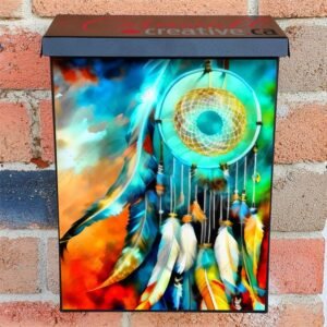 Colorful Dreamcatcher #4 Colonial Mailbox Cover