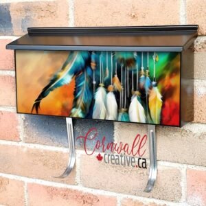 Colorful Dreamcatcher #4 Wall-mounted Townhouse Mailbox Cover