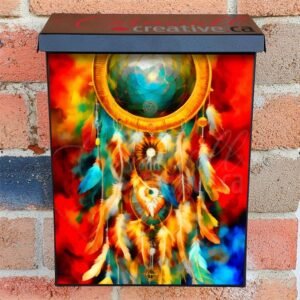 Colorful Dreamcatcher #5 Colonial Mailbox Cover