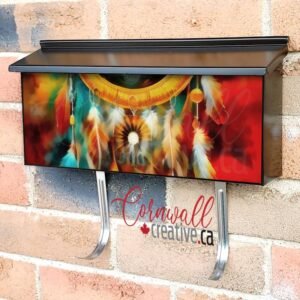 Colorful Dreamcatcher #5 Wall-mounted Townhouse Mailbox Cover