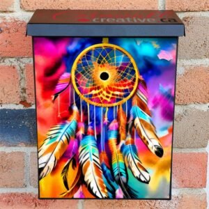 Colorful Dreamcatcher #6 Colonial Mailbox Cover