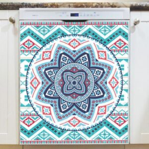 Beautiful Bohemian Mandala #12 Magnetic Dishwasher Door Cover