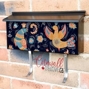 Tweeting Folk Birds Wall-mounted Townhouse Mailbox Cover