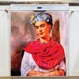 The Gorgeous Frida Kahlo #2 Magnetic Dishwasher Door Cover