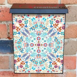 Hungarian Folklore Design Colonial Mailbox Cover