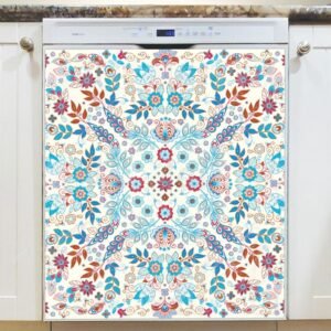 Hungarian Folklore Design Magnetic Dishwasher Door Cover