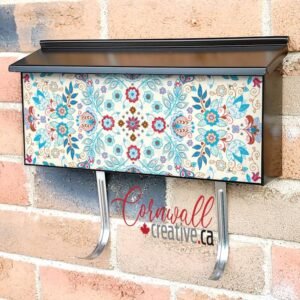 Hungarian Folklore Design Wall-mounted Townhouse Mailbox Cover