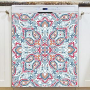 Beautiful Paisley Design #4 Magnetic Dishwasher Door Cover