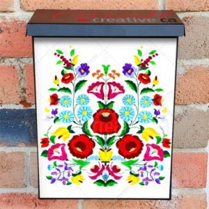 Hungarian Kalocsa Folk Design Colonial Mailbox Cover