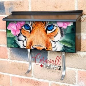 Blue Eyed Tiger Wall-mounted Townhouse Mailbox Cover