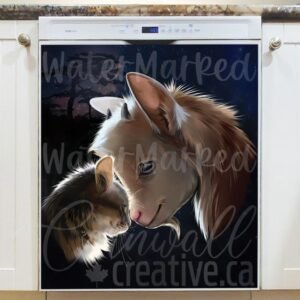 The Best Farmhouse Friends Magnetic Dishwasher Door Cover