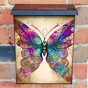 Fantasy Butterfly Colonial Mailbox Cover