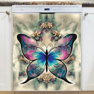 Fantasy Butterfly #2 Magnetic Dishwasher Door Cover
