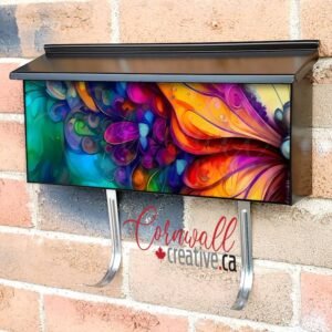 Whimsical Butterfly Wall-mounted Townhouse Mailbox Cover