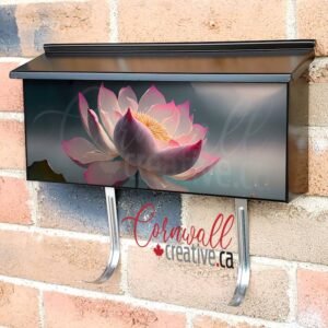 Delicate Water Lily Wall-mounted Townhouse Mailbox Cover