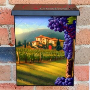 Vineyard in Tuscany Colonial Mailbox Cover