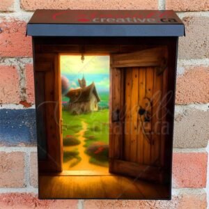 Door to Fairyland Colonial Mailbox Cover