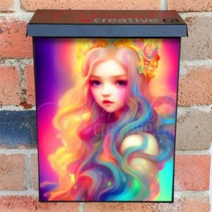 Beautiful Young Princess Colonial Mailbox Cover