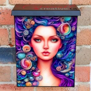 Queen of the Sea Colonial Mailbox Cover