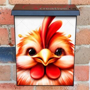 Cute Fluffy Chicken Colonial Mailbox Cover