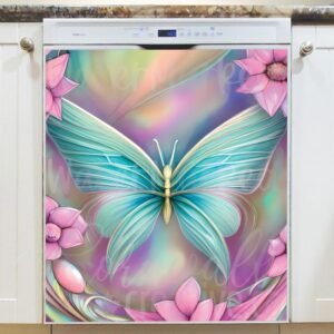 Beautiful Abstract Butterfly #1 Magnetic Dishwasher Door Cover