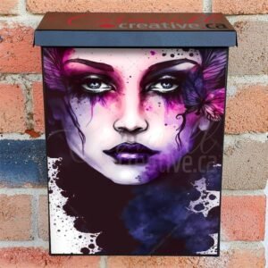 Dark Butterfly Fairy #2 Colonial Mailbox Cover