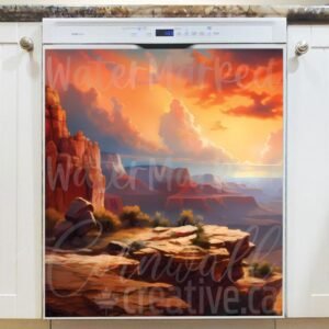 Sunset in the Grand Canyon Magnetic Dishwasher Door Cover