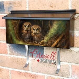 Owls Nest Wall-mounted Townhouse Mailbox Cover