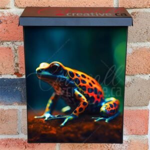 Exotic Poisonous Animal Frog From Tropical Amazon Rain Forest Colonial Mailbox Cover