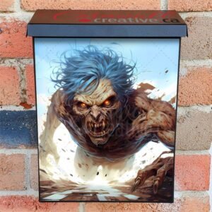 Zombie Attack Colonial Mailbox Cover