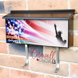 4th Of July Of Independence Day Wall-mounted Townhouse Mailbox Cover