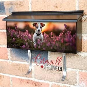 Jack Russell Terrier Dog Wall-mounted Townhouse Mailbox Cover