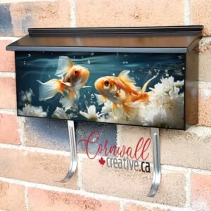 Underwater Pair Of Fish In The Sea Wall-mounted Townhouse Mailbox Cover